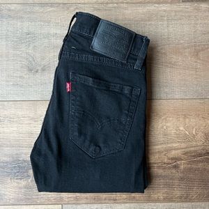 Men’s Levi’s skinny taper 29x30 black jeans